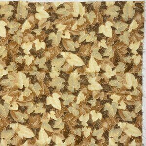 1/2 Yd Windsor Collection Hoffman Quilting Fabric Yard Autumn Leaves Beige Brown